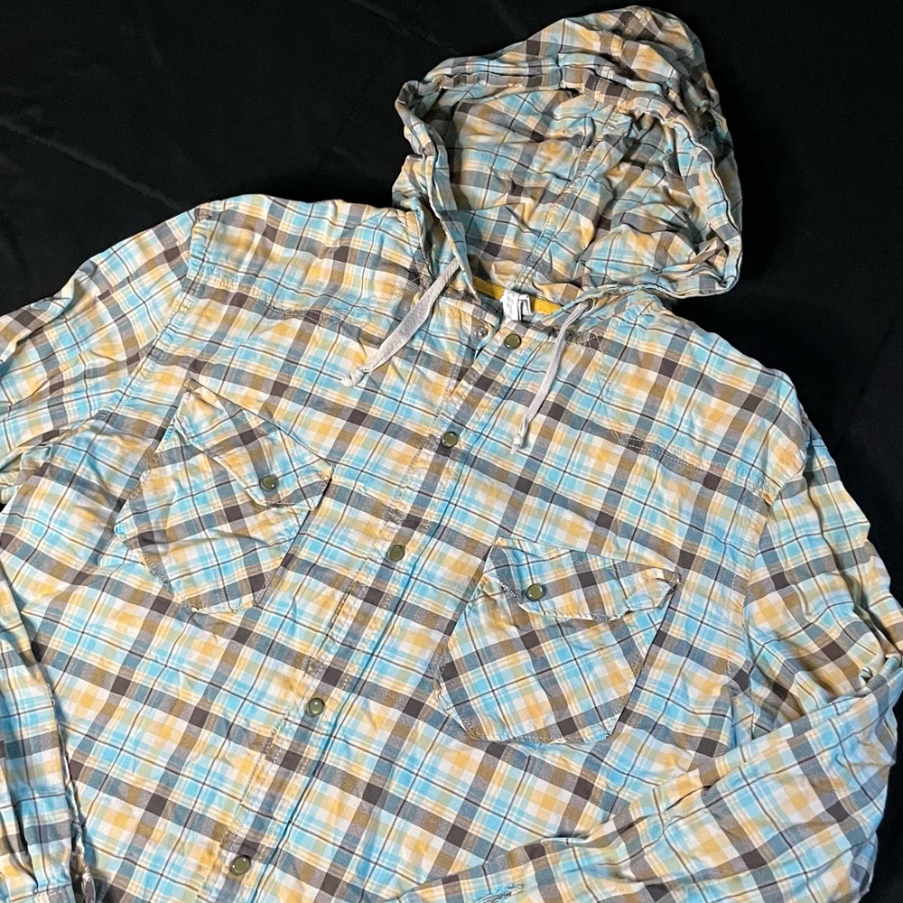 2007 Pacsun Kirra flannel hoodie